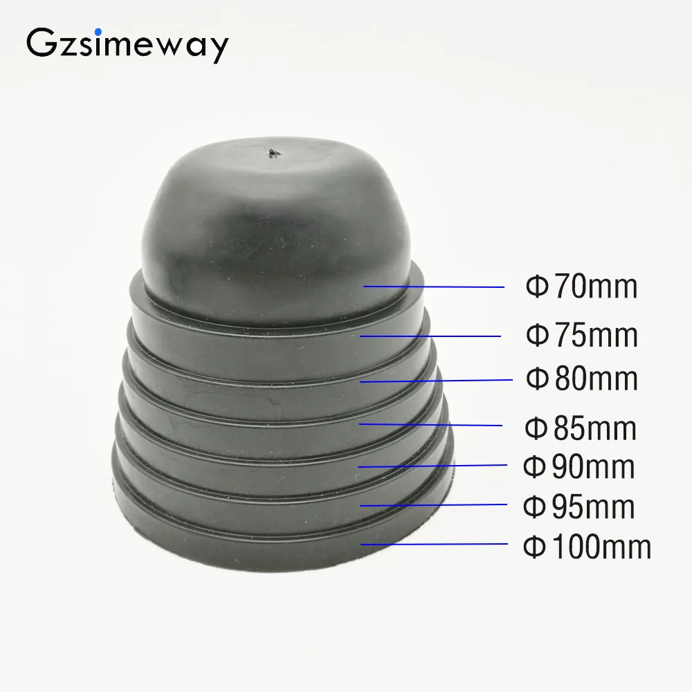 Пылезащитный чехол для автомобильной лампы, резиновый светодиодный фонарь HID, расширенный колпачок 70/75/80/85/90/95/100 мм, водонепроницаемый пылезащитный уплотнительный чехол