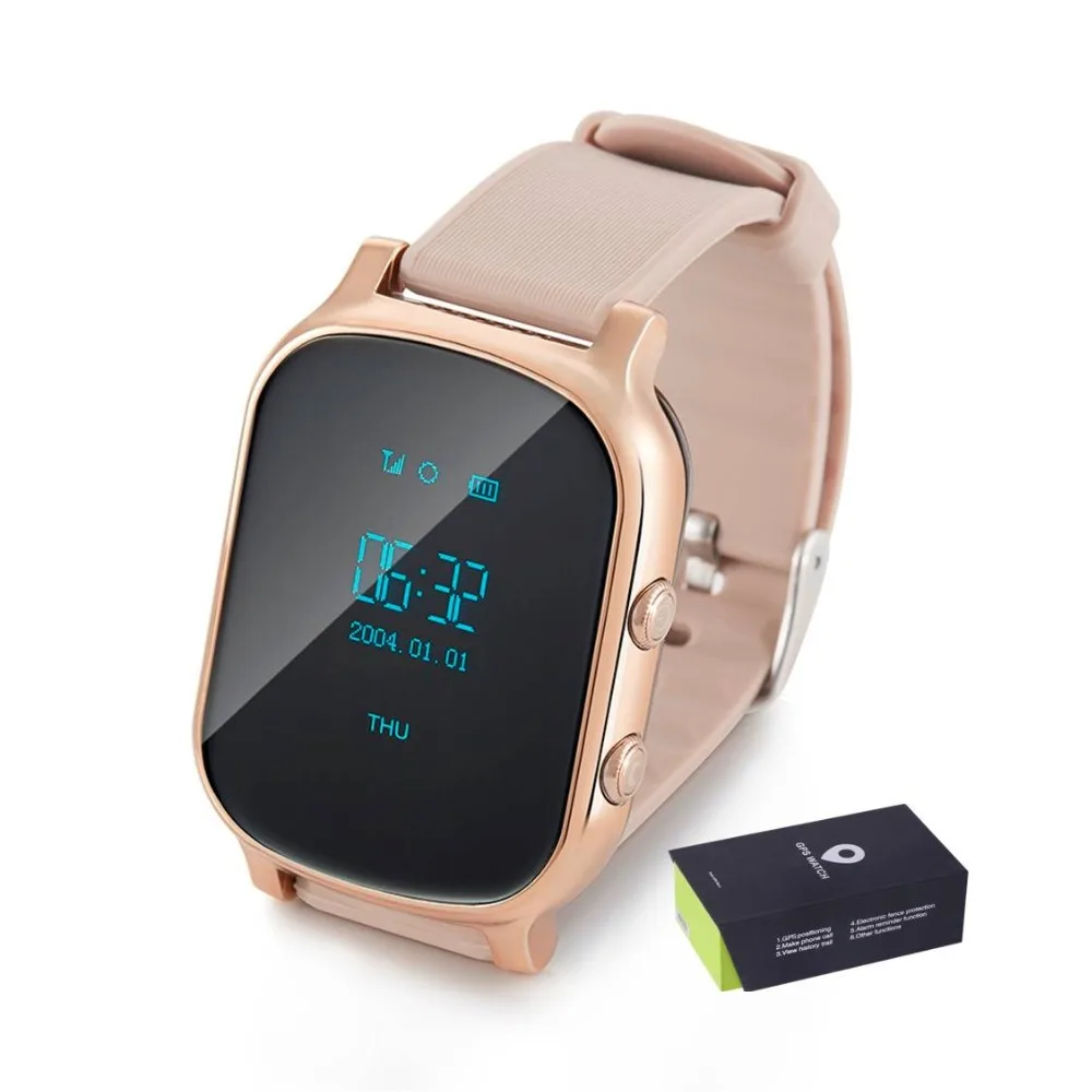 

Smart Watches childre SOS GPS Tracker for Child Elder Anti-Lost Precise Positioning Remote Monitor Russian language