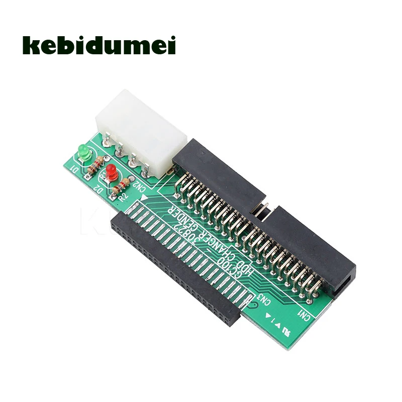 

kebidumei 20pcs IDE 2.5 HD to IDE 3.5 HDD Adapter 44 Pin 2.5" HD to 40 Pin 3.5" Hard Disk Driver Converter for Notebook Desktop