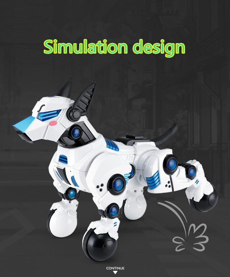 child early learning toy Smart remote control robot Intelligent child Imaginative creation rc robot dog pet child best gift toy