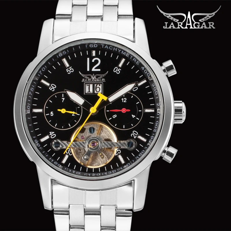 Men's Classic Mechanical Watches Three Small Dial Luxury Brand