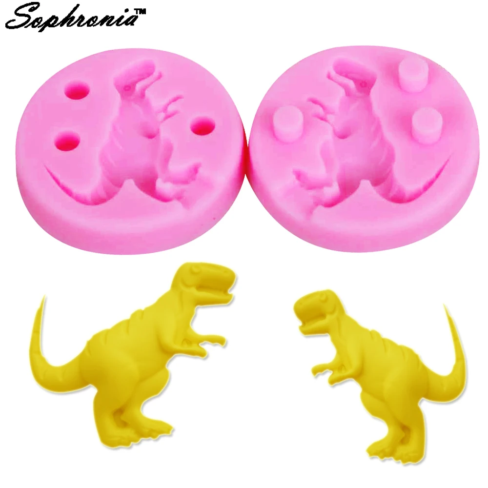 

Sophronia Dinosaur Silicone Mold Fondant Cake Molds Chocolate Mould Baking Sugarcraft Decoration Tool M531,5*5*1.1cm