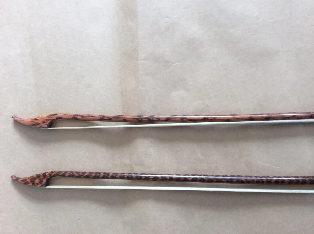 

2pcs Best Quality Snake wood Violin Baroque Bows 4/4 Size, violin bow
