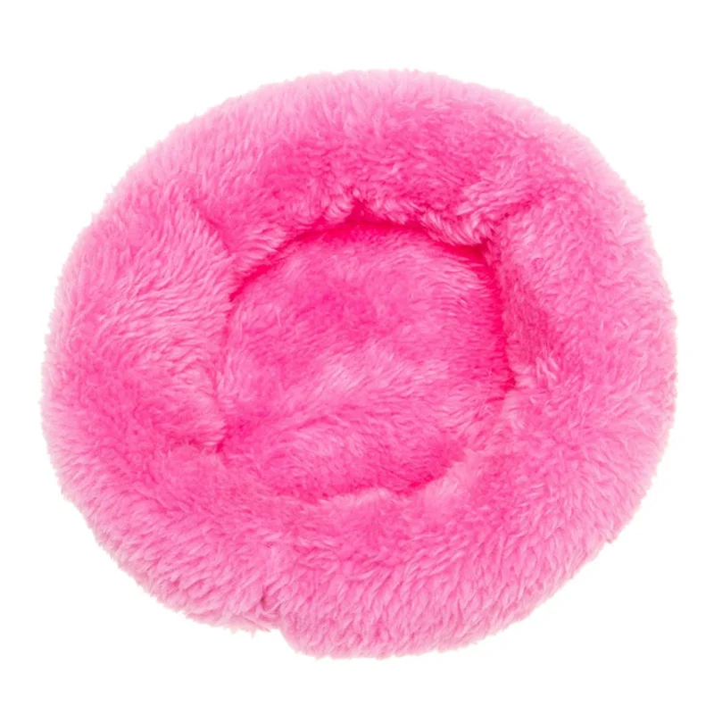 Милая мягкая мини-Подушка для сна, зимняя теплая клетка для морской свинки, домашний коврик для крыса, хомяк, хорек, белка, аксессуар - Цвет: rose