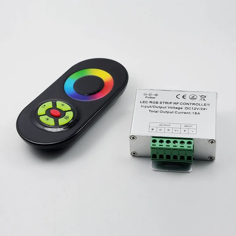 Декоративный 15 метров RGB светодиодные ленты 5050 60 светодиодов/м Рождественский светильник неводонепроницаемая лента+ 18A сенсорный RF Диммер пульт дистанционного управления