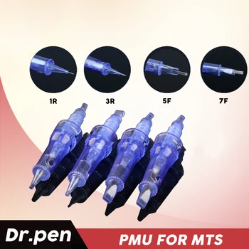 

10PCS Tattoo Micro Needles for Dr.Pen Permanent Makeup Needle Tips for Eyebrow Lip Mix 1R/3R/5F/7F