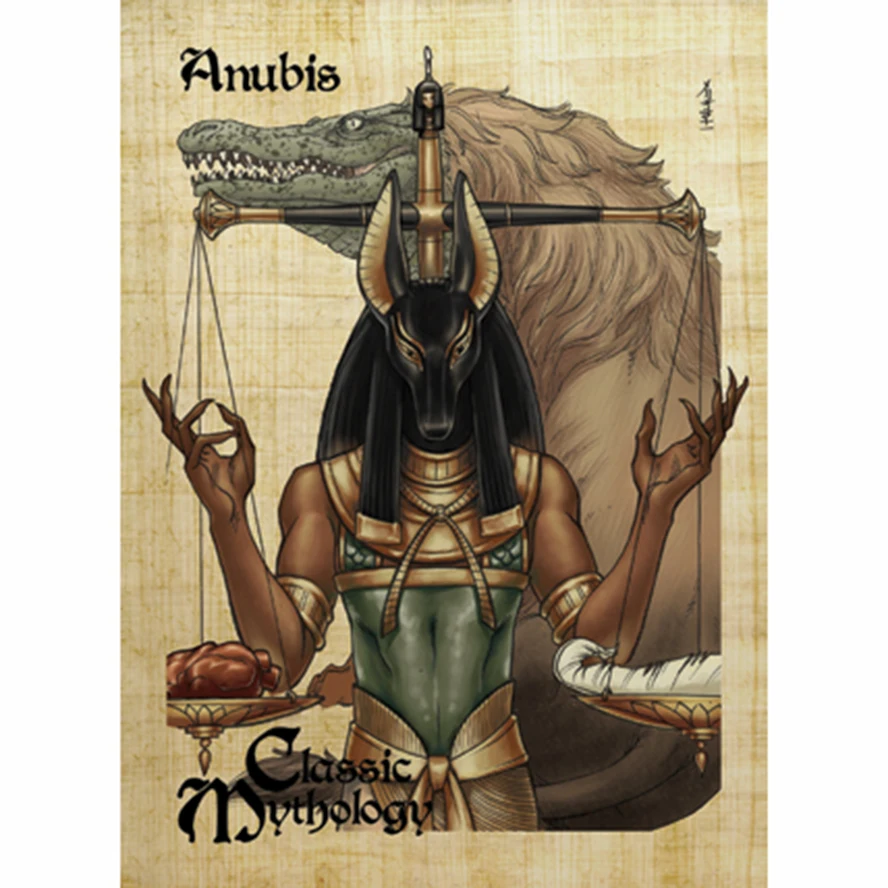 5D Full Square DIY Diamond Painting Ancient Egypt Anubis Decorative