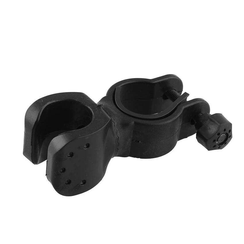 Outdoor Cycling Bicycle 360 Degree Rotary Bike Clip Bracket for Flashlight Torch Lamp Bicycle Front Light Support Lights Holder