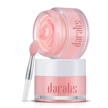 15 г Клубничная маска для губ отшелушивающая пемза увеличивающий бальзам для губ крем увлажняющее восстановление для ухода за губами треснутая кисточка для губ