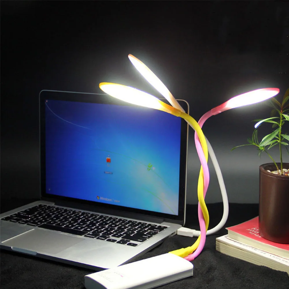 Portable Mini USB Light Simple Flexible Book Reading Keyboard Night Lamp for Power Bank Computer