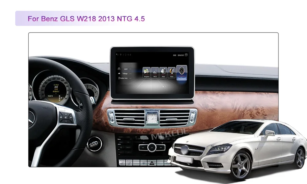 Excellent MEKEDE 4G LTE 9inch Car audio radio DVD player for Benz CLS class W218 2011-2013 with gps navigation radio wifi BT 3+32G 6