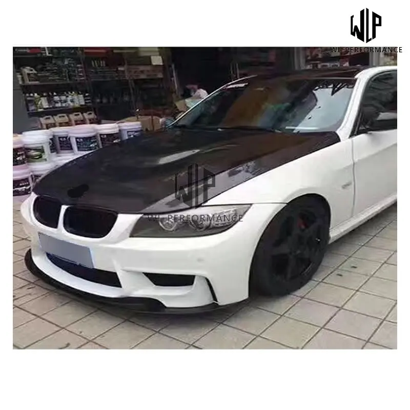 E90 ПУ Неокрашенная Передняя фотография для BMW 325i 1M Style Car Body Kit 2008 2012|Обвесы| |