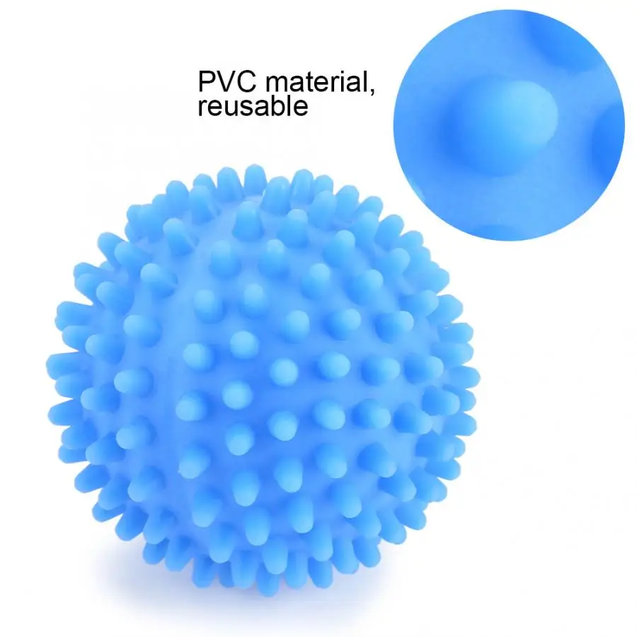 Household 4pcs/Set PVC Dryer Balls Reusable Clean Tools Laundry Washing Drying Fabric Softener Ball Dry Laundry Products