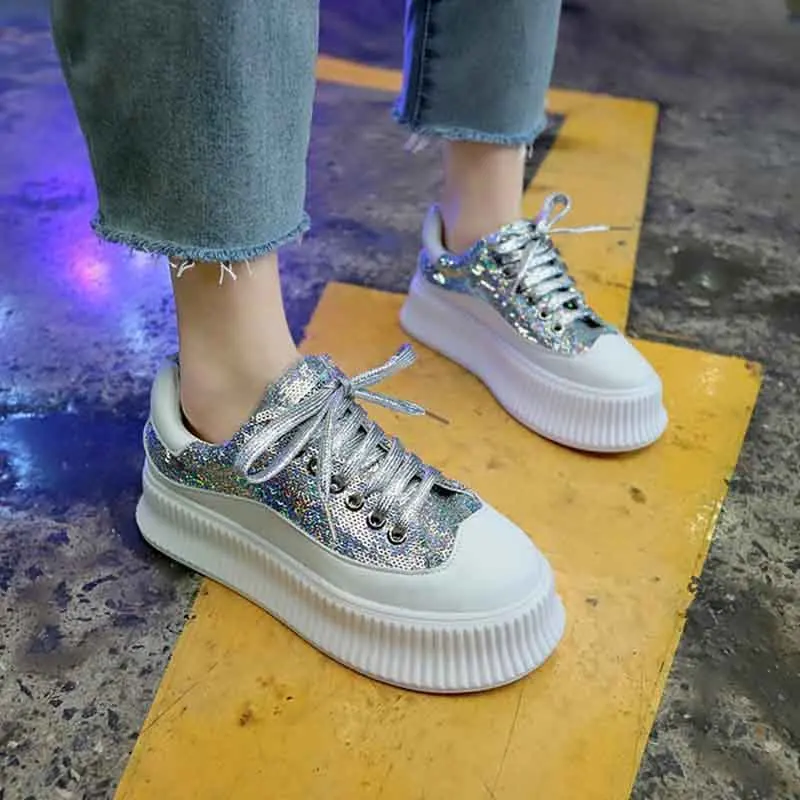 

2019 Spring New Fashion Bing Women Sneakers Casual Flats shoes Multicolor Comfortable Flat Shoes Womens Platform Shoes
