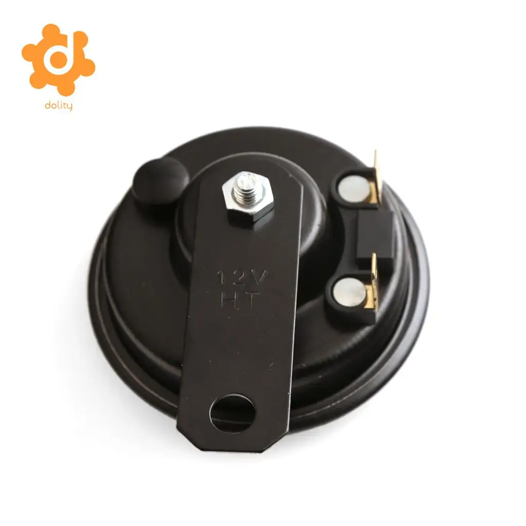 dolity Car Motorcycle DC12V 118dB Dual Tone Loud Electric Air Horn Trumpet