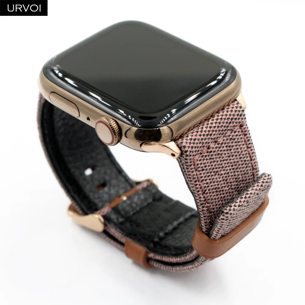 Тканевый ремешок URVOI для Apple Watch series 6 SE 5 4 3 2 1 iwatch тканевый запястья Branny pattern
