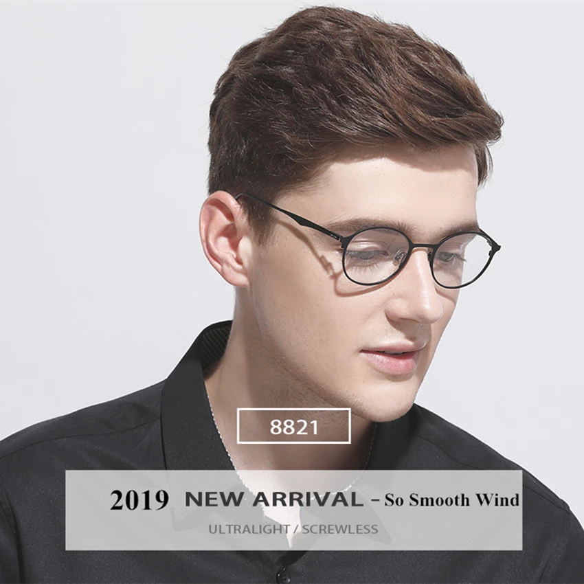 

Alloy Unisex Eyeglasses Vintage Myopia Glasses Frame Women Round Glasses Men Optical Prescription Spectacle Frame Oculos De Gra