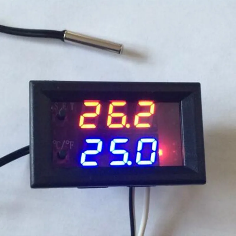 DC12V 20A Digital Temperature Controller DIY Intelligent Thermostat