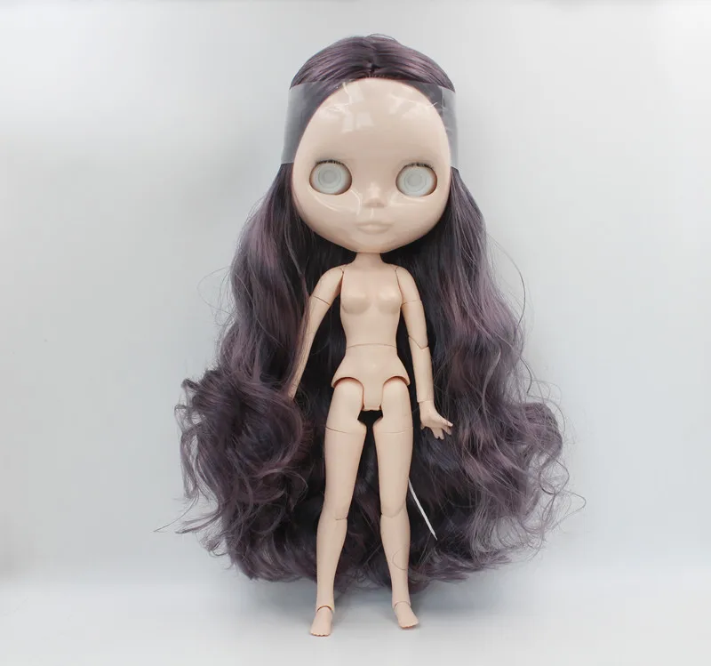

Free Shipping big discount RBL-710EJ DIY Nude Blyth doll birthday gift for girl 4color big eye doll with beautiful Hair cute toy