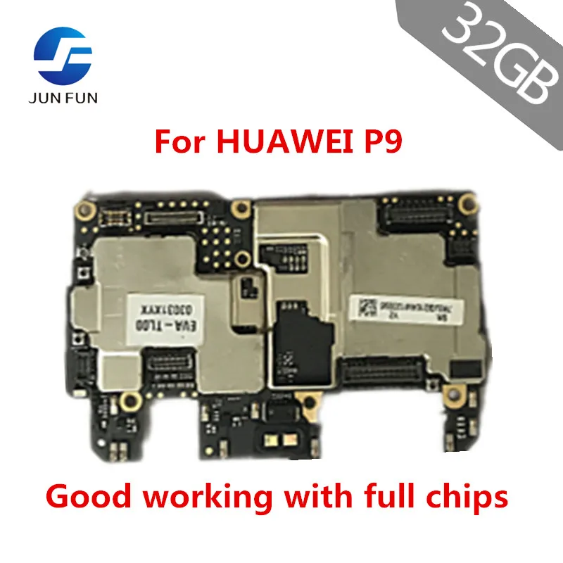 JUN FUN P9-EVA-L09 For Huawei P9 Unlocked Motherboard 3GB RAM 32GB ROM Mainboard Android OS Logic Board With Full chips | Мобильные