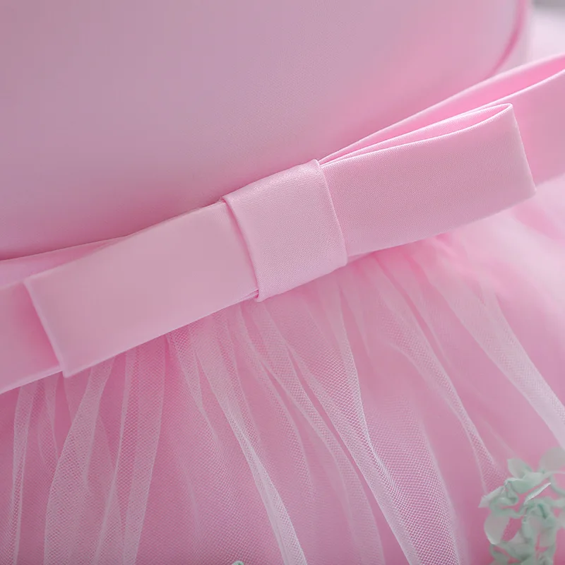 Yeedison Baby Girl Dress Flower Infant Wedding Dress Princess 1 Year First Birthday Newborn Party Dresses Baby Christening Gowns (9)