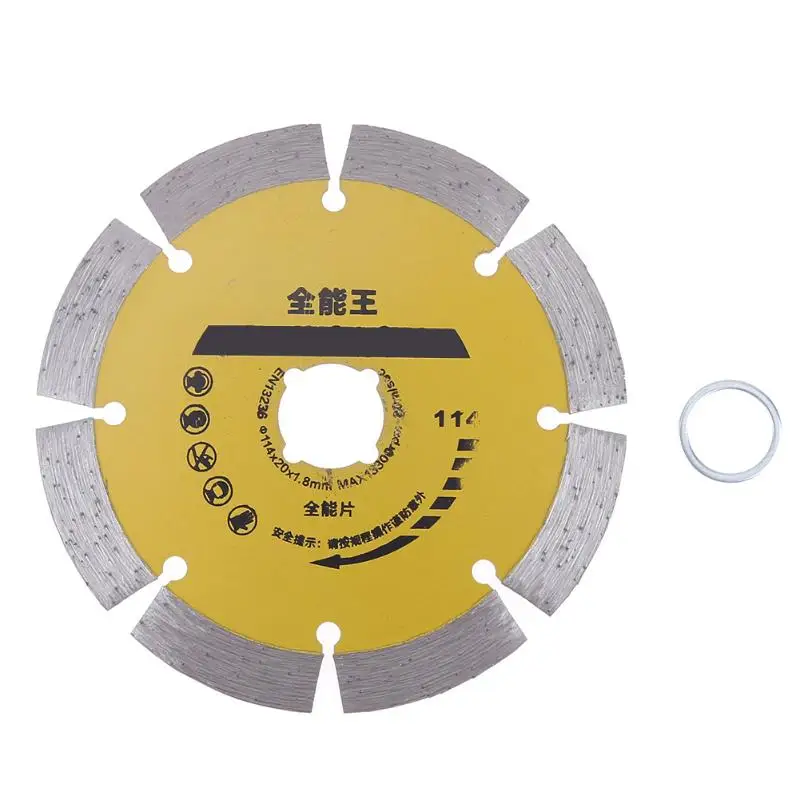 

114mm Diamond Saw Blade Metal Alloy Wheel Cutting Disc for Concrete Marble Masonry Tile Thickness 1.8mm Angle Grinder