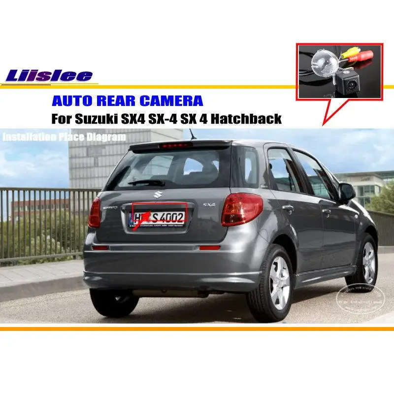 Liislee для Suzuki SX-4 SX4 Хэтчбек-камера заднего вида/резервная парковочная камера/HD CCD RCA NTST PAL/лампа для номерного знака OEM