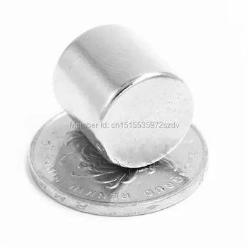 

20pcs Strong Round Dia 15mm x 15mm N35 Rare Earth Neodymium Magnet Art Craft Fridge 15x15mm