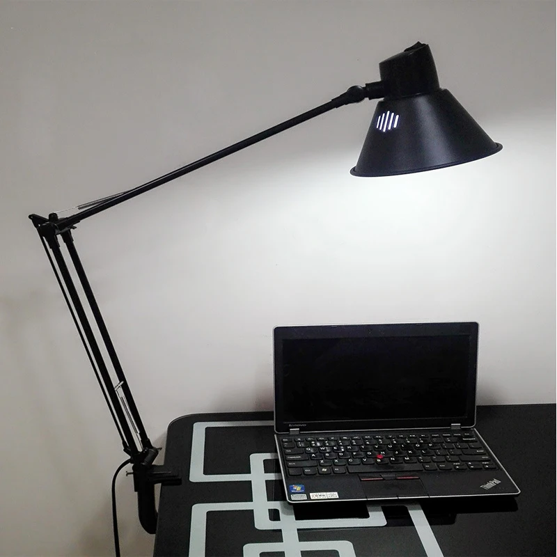 

vusum E27 Folding lamp bell lamp double arm desk lamp bedroom lamp