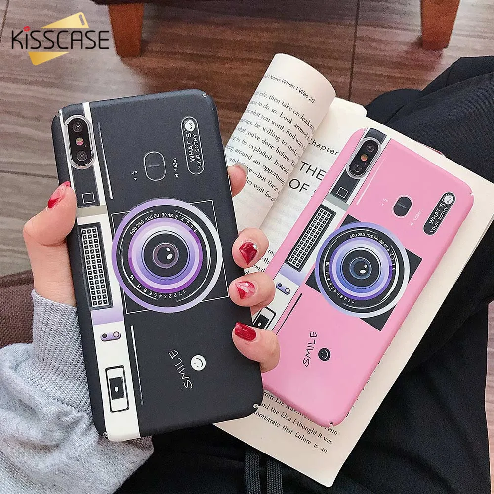 

KISSCASE Luminous Camera Pattern Phone Case For Samsung Galaxy A30 A50 Case For Samsung M10 Galaxy A50 A70 A90 A7 2018 Capinhas