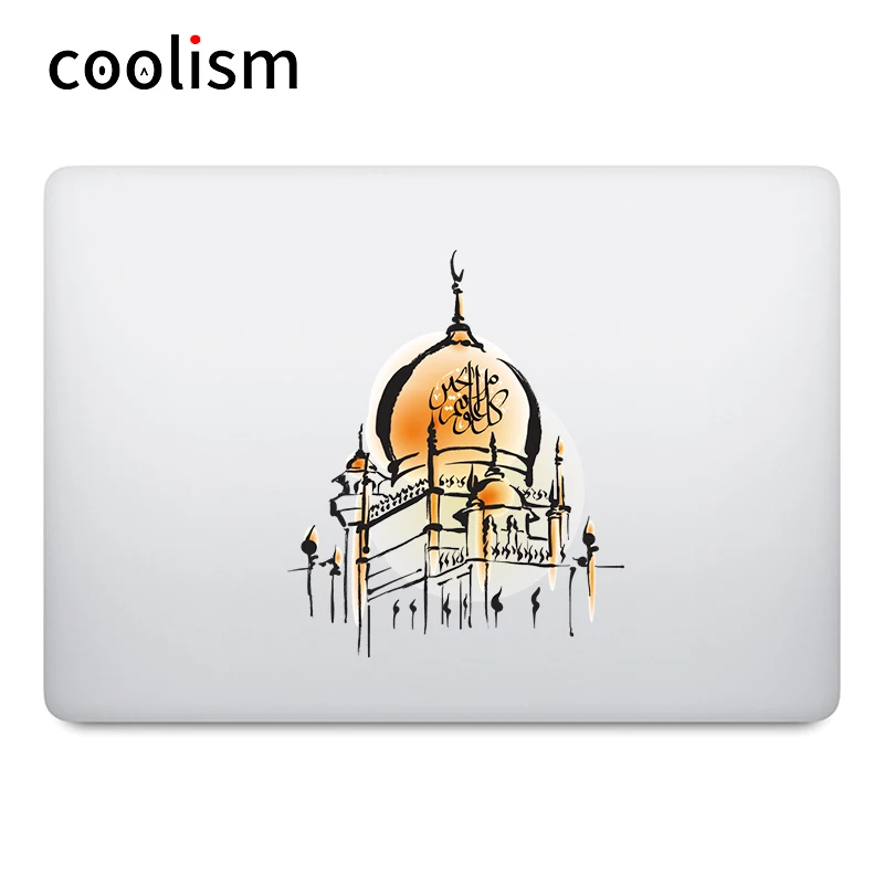 Наклейка для ноутбука Adha Mosque Jumuah наклейка MacBook Air Pro Retina сенсорная панель 11 12 13 15