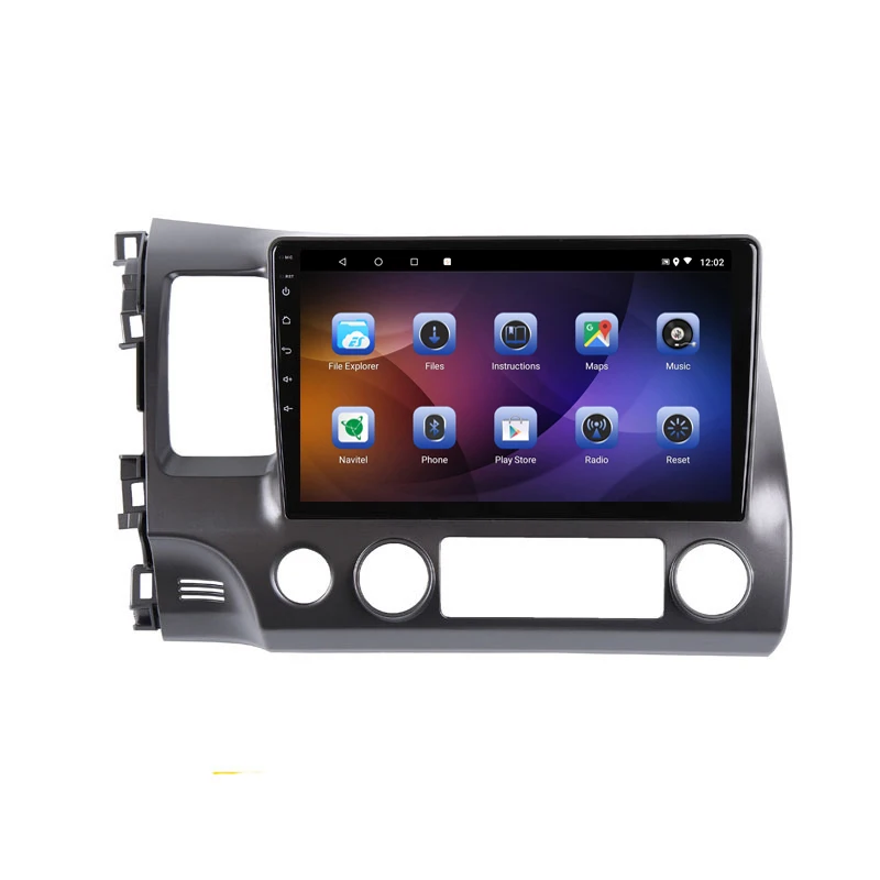 Cheap 10" 4G RAM 2.5D IPS 8 CORE Android 9.1 Car DVD Multimedia Player GPS For Honda Civic 2004 2005 2007 2006-2011  radio navigation 1