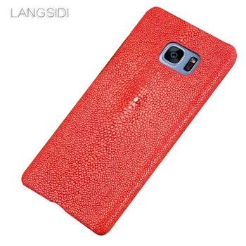 

wangcangli mobile phone case Pearl fish half a pack mobile phone case for Samsung s8plus mobile phone case custom processing