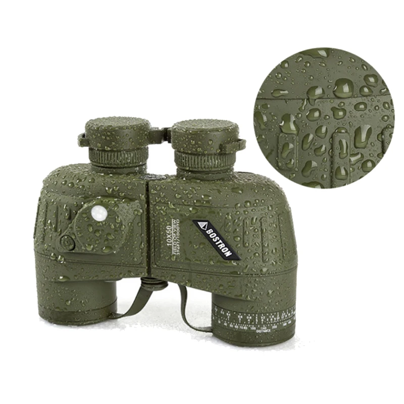 full covered compass military binoculars 10x50, LLL night