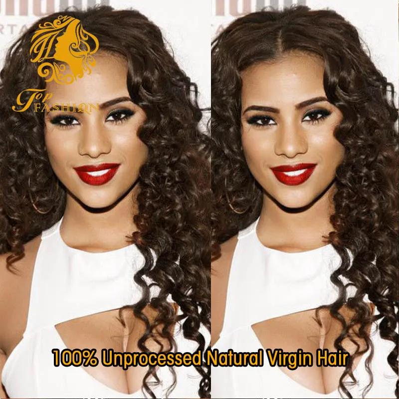 Brazilian Deep Curly Virgin Hair 3 Bundles 26 28 30 Inch ...