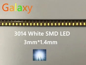 

SMD 3014 LED 0.1W 10-12LM 6000-6500K White 3014 SMD LED beads Free Shipping 3014 Diodes CW/1000PCS
