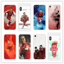 

Brazilian striker Liverpool Roberto Firmino design Fashion phone Hard Back Cover Case For iPhone 4 5 6 7 8 X plus Fundas Coque