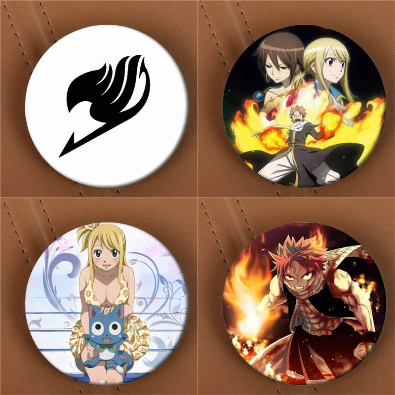 Youpop Fairy Tail Animation Anime Brooch Pin Badge Accessories For Clothes Hat Backpack