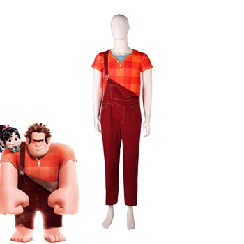 

Ralph Cosplay Costume Ralph Breaks the Internet Casual Outfits Halloween Carnival Uniforms Custom Made