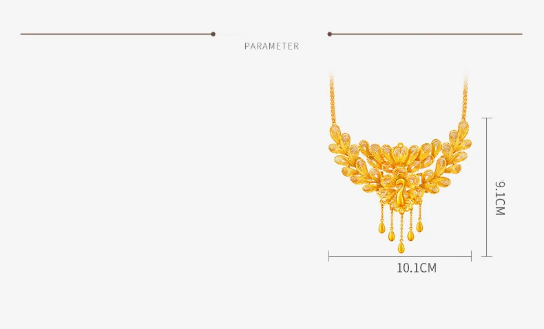 BTSS 24K ожерелье из чистого золота Настоящее AU 999 цельная золотая цепочка красивые высококлассные трендовые Классические Вечерние ювелирные изделия Новинка