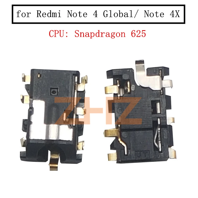 Для Xiaomi Redmi Note 4 Global/Примечание 4X snapdragon625 наушников Модель наушник аудио разъем для