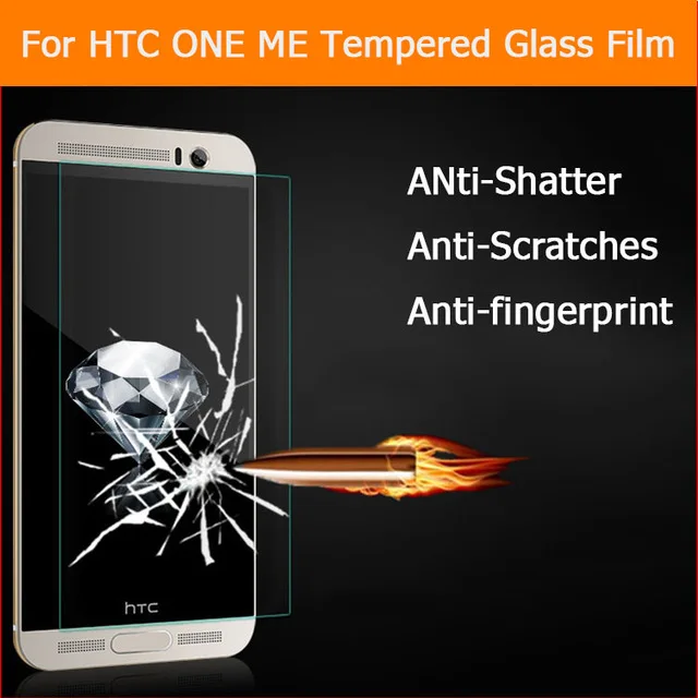 2.5D Закаленное стекло для HTC ONE ME Высококачественная защитная пленка