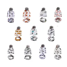 2 шт., детская шапка, хлопковый шарф, вязаные детские шапочки, детская шапка, шарф, рождественский подарок, набор, весна, осень, зима,# M3