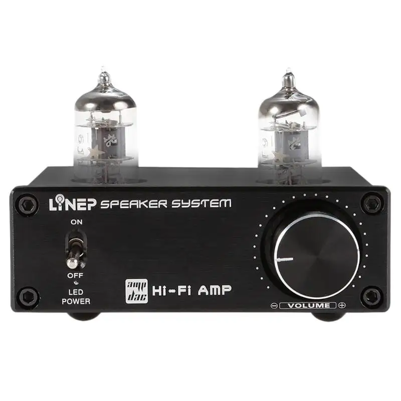 

ALLOYSEED Bile Preamp Tube Valve Amplifier Bile Buffer 6J1 MINI HIFI Preamplifier Volume Tone Board Sound Control Panel