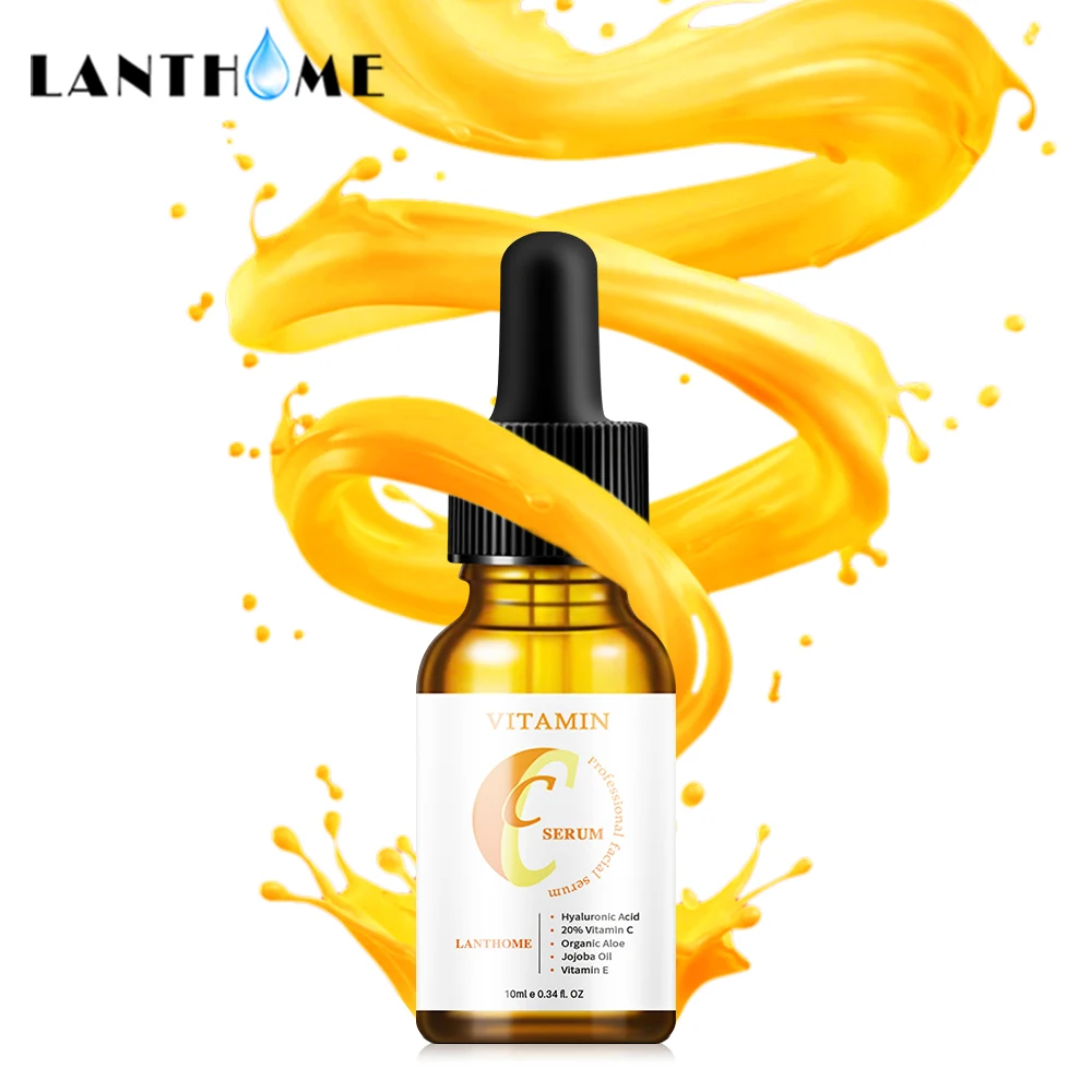 Lanthome Vitamin C Serum Face Hyaluronic Acid Skin Whitening Serum