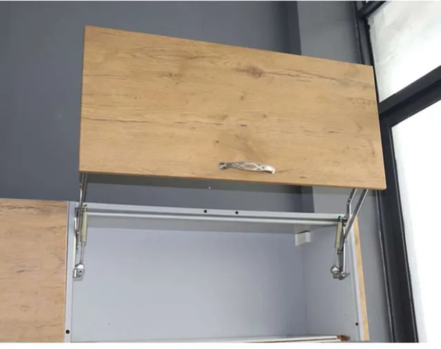 Translational pneumatic turning bracket upturn hinge Air operated