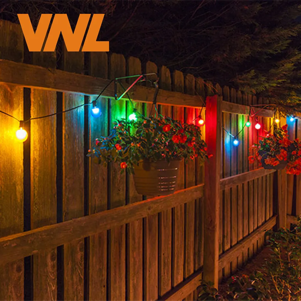 Vnl ip65 lâmpada led g50, multicolor, conector,