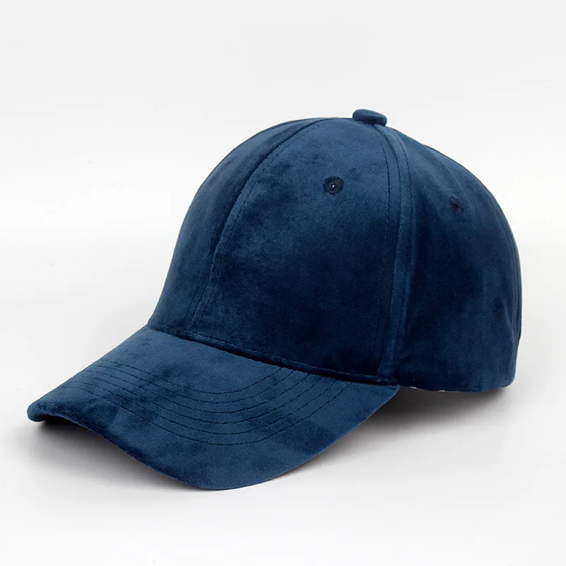 Модная регулируемая Женская бархатная бейсболка женская s Casquette Bone колпачок для