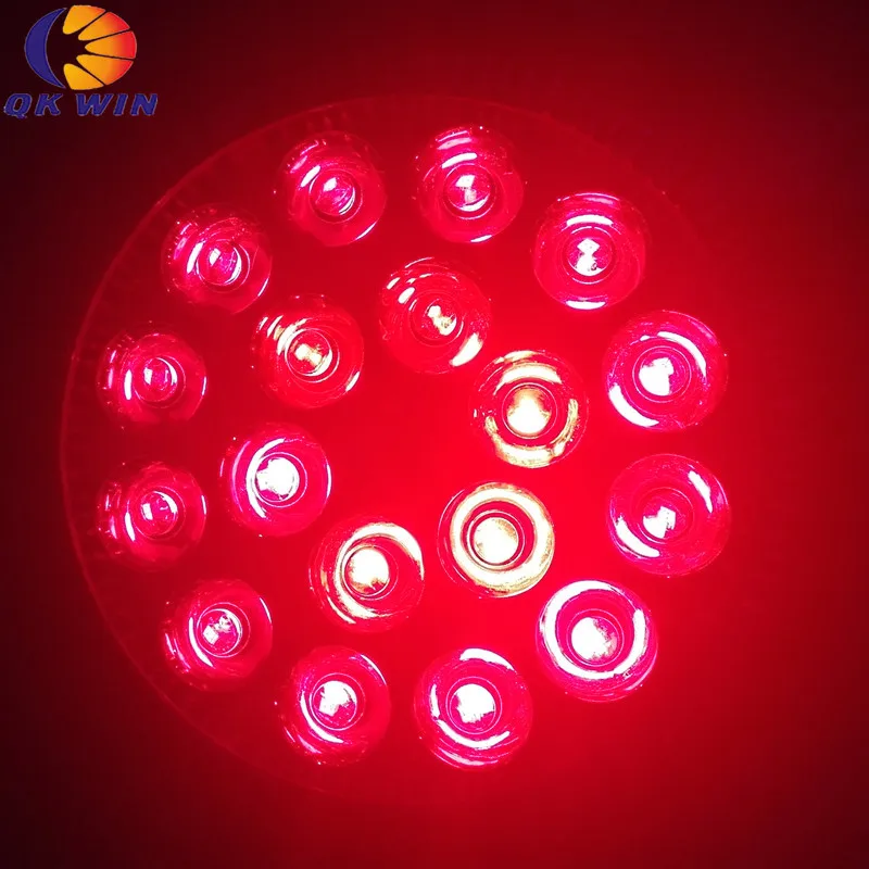 

All Red 630nm Led PAR Led Grow Light 54W with 18pcs 3W chip leds for hydroponics lighting dropshipping