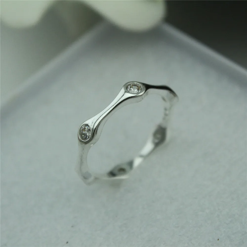 925 sterling silver ring South Korea set zircon ring Unique jewelry
